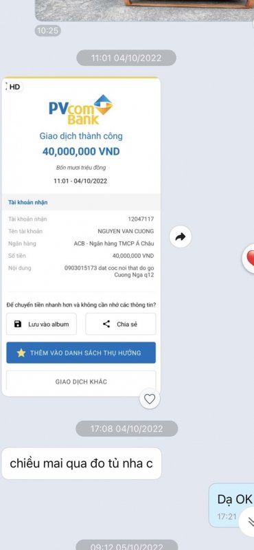 Khách Bình Tân cọc ngyên căn nội thất tại Đồ Gỗ Cường Nga 