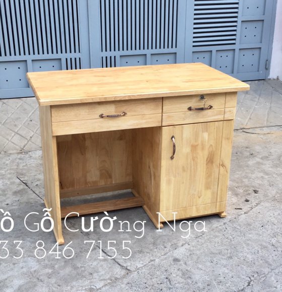 Bàn Làm Việc Gỗ Cao Su - TN