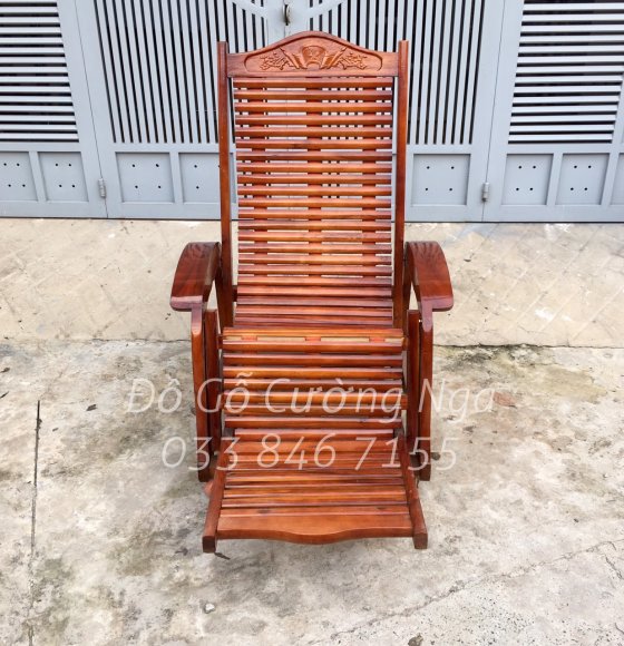 Ghế Dây Gỗ Tràm - Loại 3 Dây Lá To 