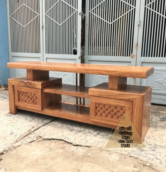 Kệ TiVi Gỗ Hương Xám Mẫu Nhật Đủ Cỡ