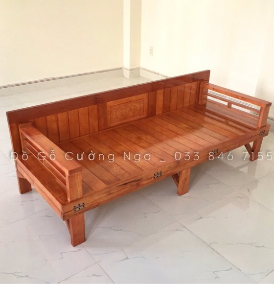 Giường gấp gỗ sồi giao khách( Quận 12 ) 