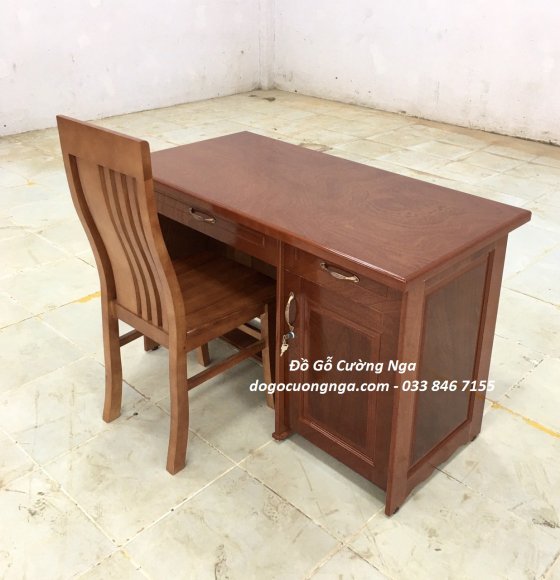 Bộ Bàn Ghế Làm Việc Gỗ Xoan 
