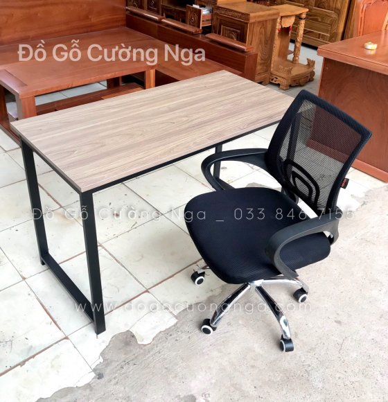 Bộ Bàn Làm Việc 1m2  Kèm Ghế Xoay Giá Rẻ 
