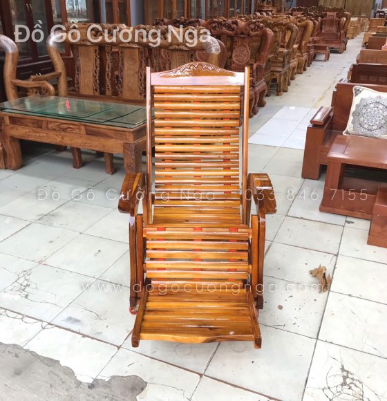 Ghế Dây Gỗ Tràm Bông Vàng - Loại 3 Dây