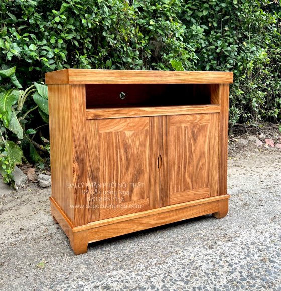 Kệ Tivi Gỗ Hương Xám Đơn Giản 80cm Và 1m Giá Rẻ 