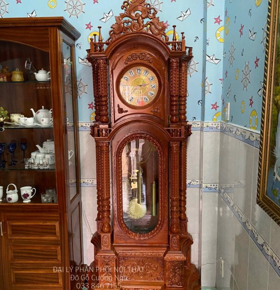 Đồng Hồ Cây Mẫu Tháp Gỗ Hương Đá