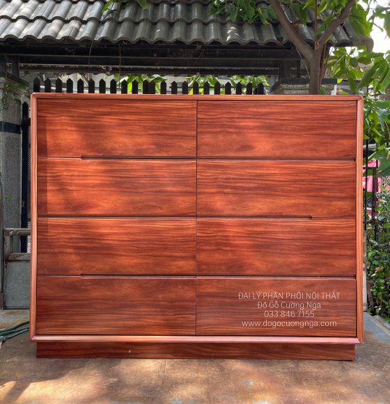 Tủ Nhật Ngăn Kéo Đựng Đồ Đa Năng Gỗ Cẩm Vân Hiện Đại 