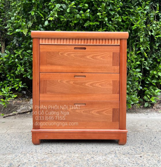 Tủ ngăn kéo gỗ xoan đào 80cm 