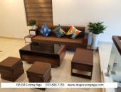 Tổng hợp mẫu sofa gỗ dành cho chng cư - căn hộ - nhà phố 