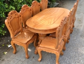 Bộ bàn ăn gỗ gõ đỏ , những điều bạn chưa biết !