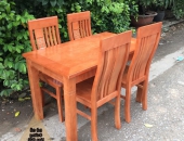 Bộ bàn ăn 4 ghế gỗ sồi đẹp - báo giá chi tiết 