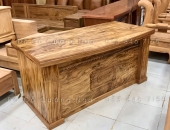 Mẫu bàn làm việc giám đốc gỗ tự nhiên hiện đại, giá rẻ TP HCM 