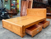 Giường Ngủ Gỗ Gõ Đỏ Bền Đẹp Tại Tp HCM - Giá Cực Tốt Tìm Hiểu 